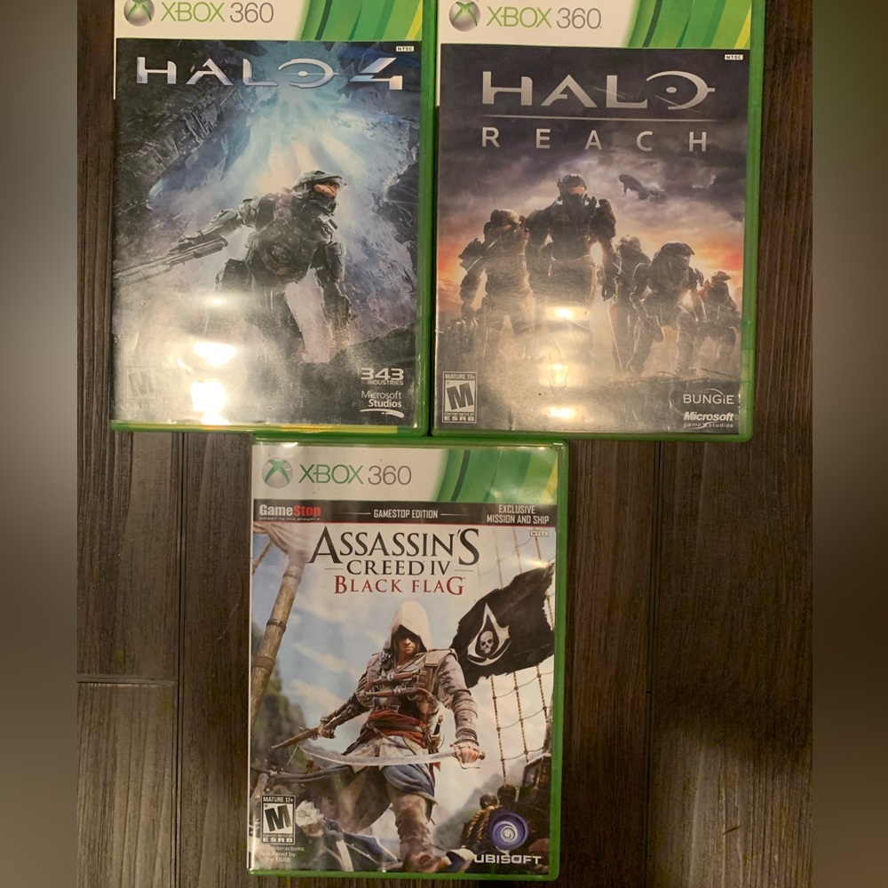 XBOX 360 HALO and Assassin's Creed Bundle